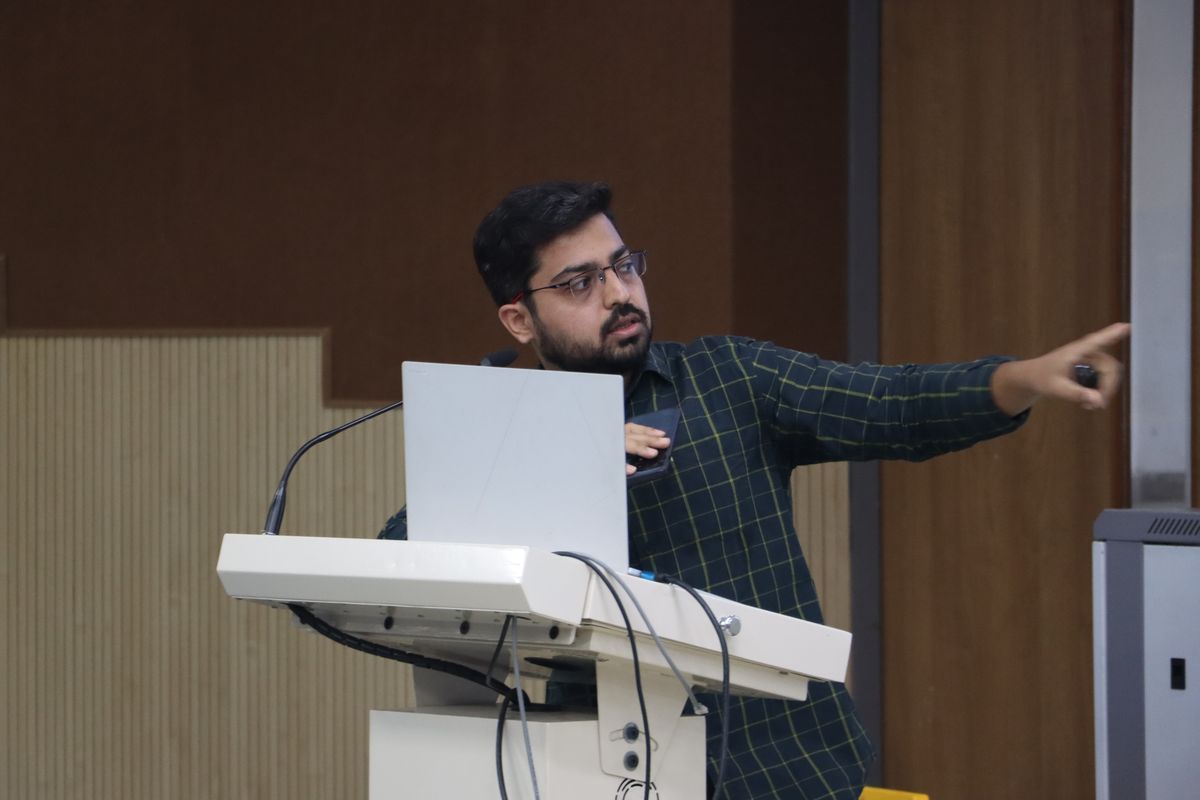 Multisensory technologies and haptics session with Dr. Madhan Kumar Vasudevan
