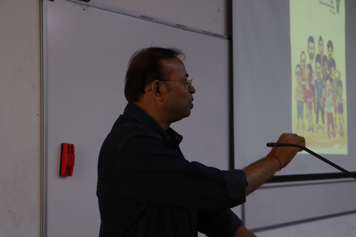 Character sketching session with Mr. Manoj Sinha